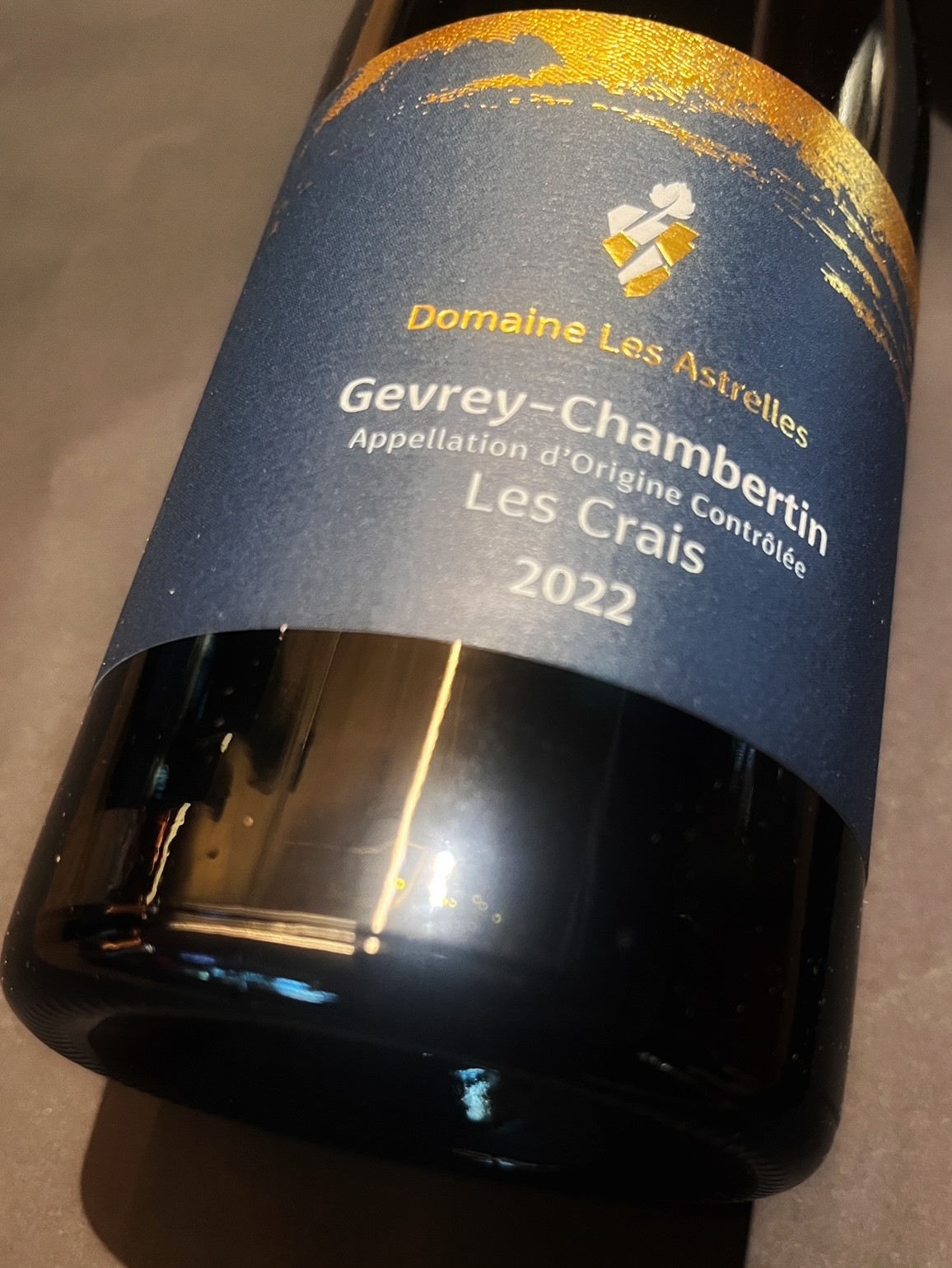 ASTRELLES GEVREY CHAMBERTIN ROUGE LES CRAIS BIO 2022 vol. 12.5